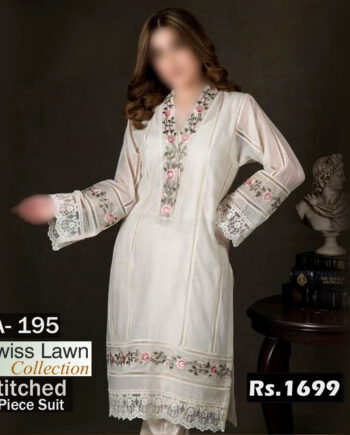 STITCHED 2 piece DRESS FA- 195