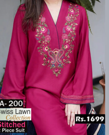 STITCHED 2 piece DRESS FA- 200