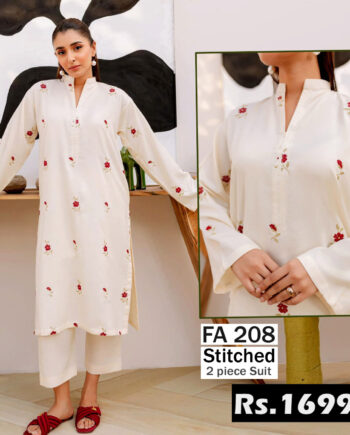 STITCHED 2 piece DRESS FA- 208