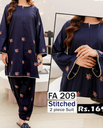 STITCHED 2 piece DRESS FA- 209