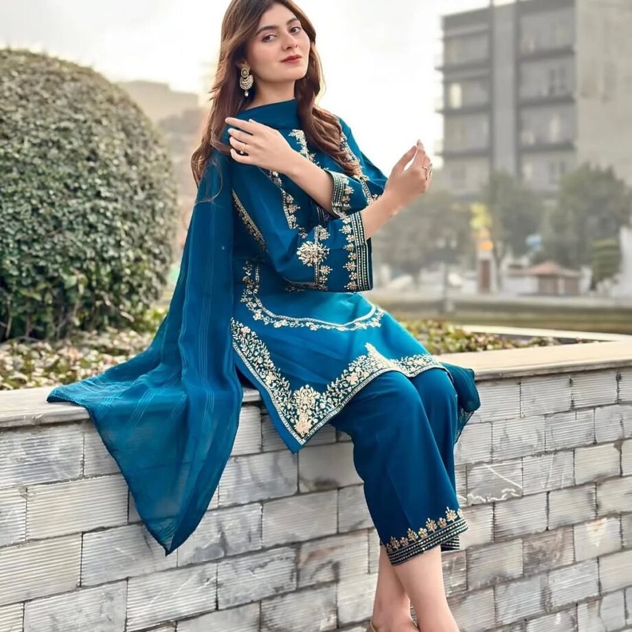 STITCHED 3 piece DRESS FA 224 C- ferozi