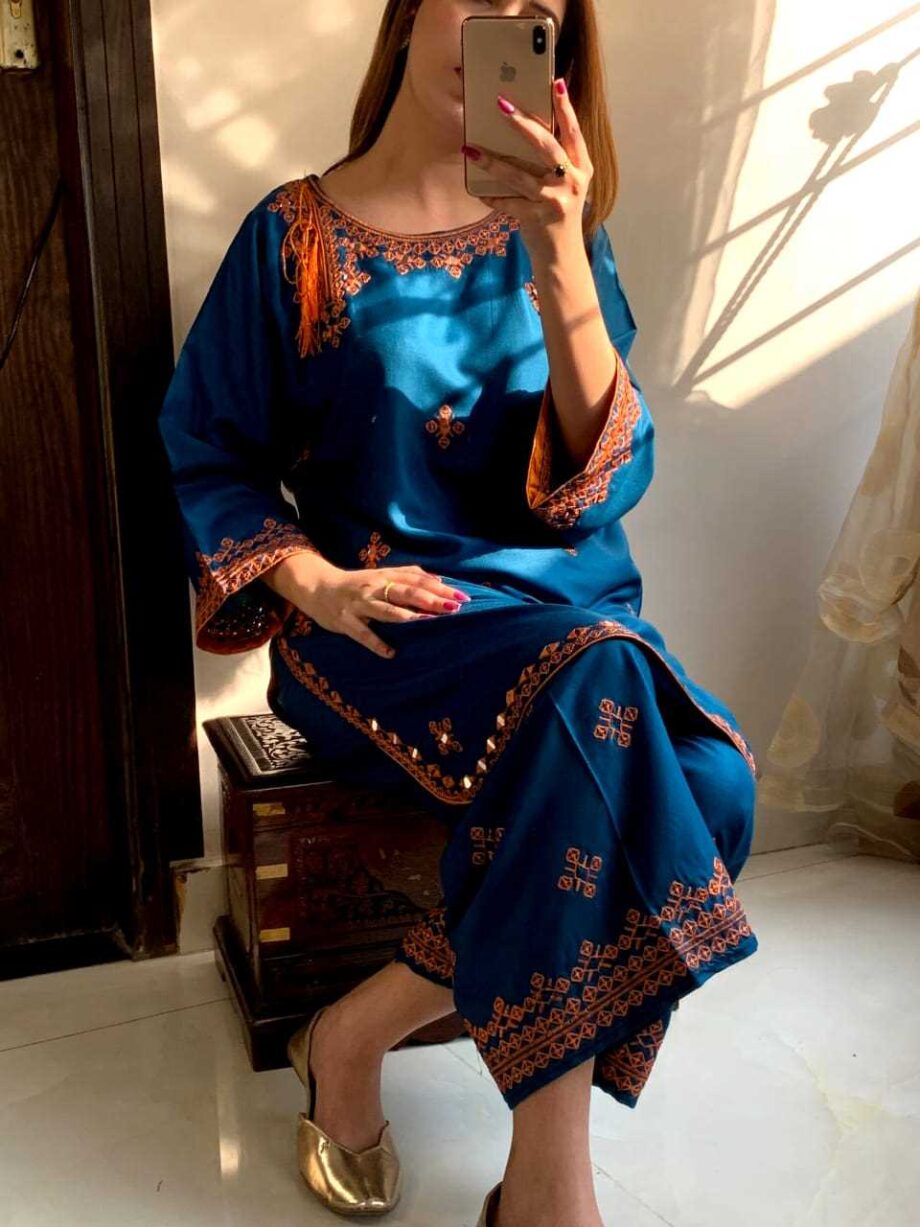 STITCHED 2 piece DRESS FA- 228 C ferozi